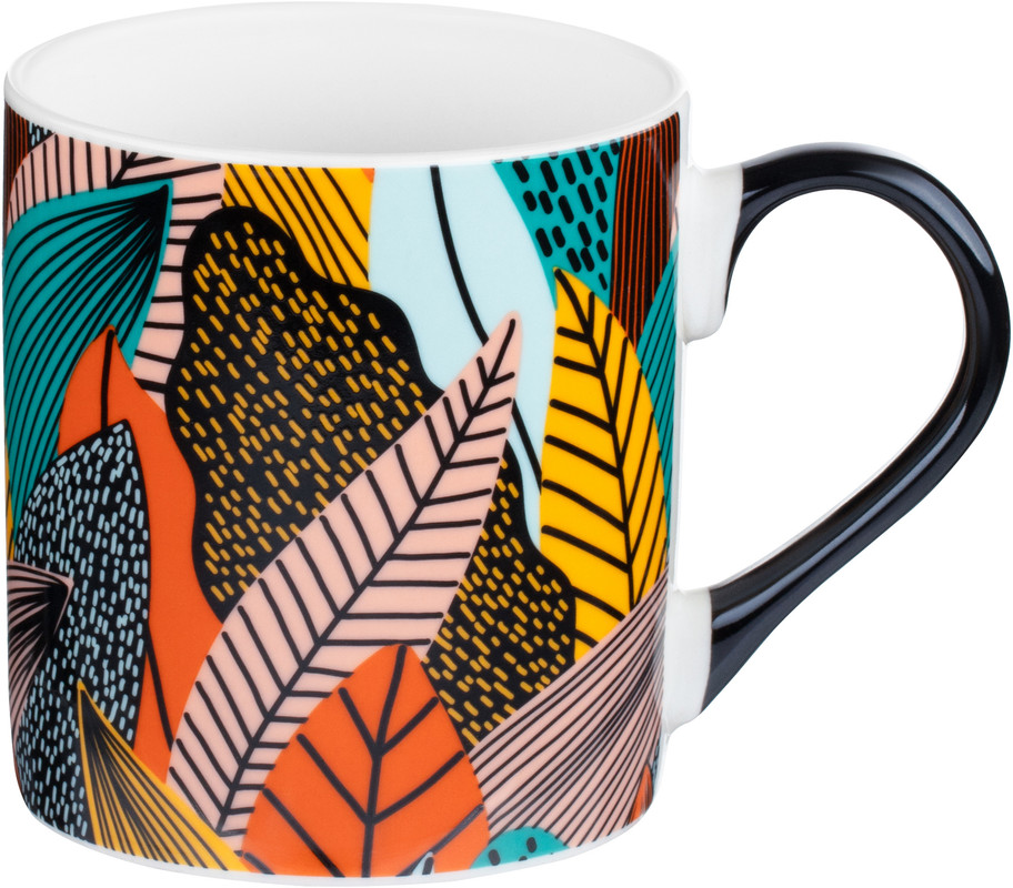 Чашка ARDESTO Leaves 400 мл порцеляна (AR3424)